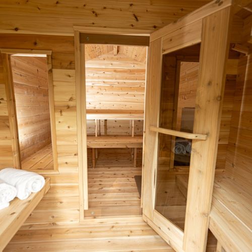 Dundalk Leisurecraft 6 Person "Georgian" Sauna with Changeroom
