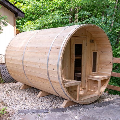 Dundalk Leisurecraft 8 Person "Tranquility" Barrel Sauna
