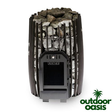 Cozy-Heat-SW-Wood-Burning-Stove-Front-Side-View-with-Rocks-and-No-Flame