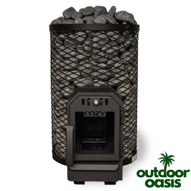 Cozy-Heat-O-Wood-Burning-Stove-Front-Side-View