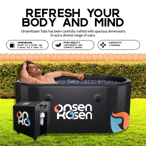 OnsenKosen "Dogo Mini" 1 Person Therapy Tub