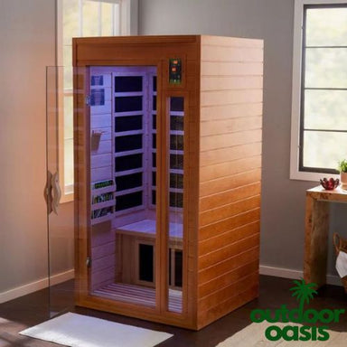 Dynamic-Barcelona-2-Person-Low-EMF-FAR-Indoor-Infrared-Sauna-in-Bathroom-with-Lights-On