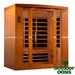 Bergamo-4-Person-Infrared-Sauna-Left-Side-View-with-White-Background