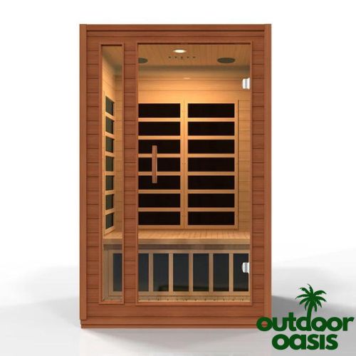 Dynamic-Cordoba-Elite-Sauna-Front-Side-View-with-White-Background