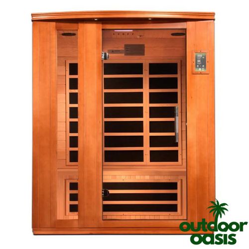 Dynamic-Lugano-Low-Infrared-Sauna-Front-Side-View-with-White-Background