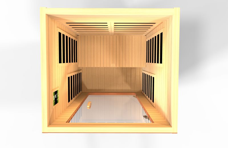 Dynamic "Avila"  2 Person Low EMF FAR Indoor Infrared Sauna