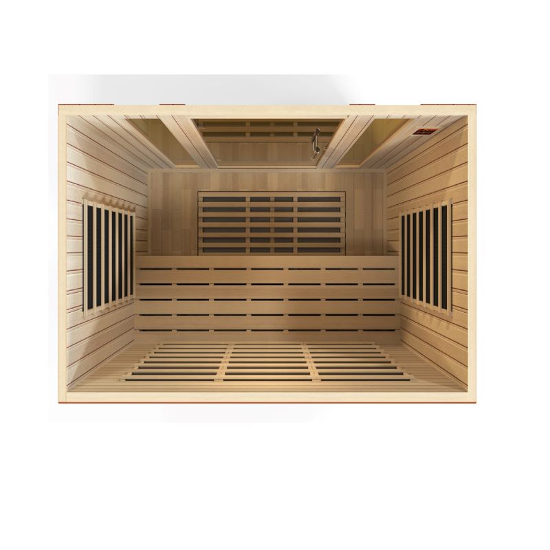 Dynamic "Bergamo" 4 Person Low EMF FAR Indoor Infrared Sauna