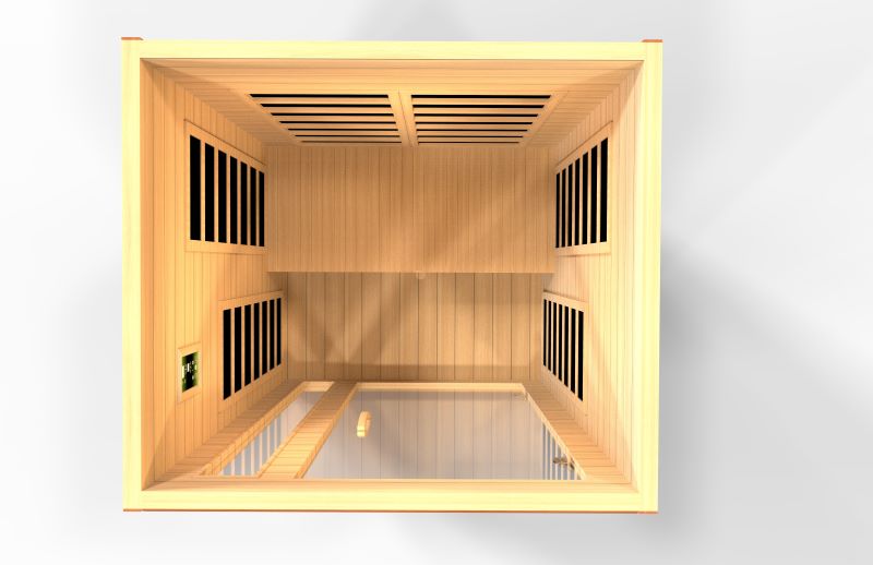 Dynamic "Cordoba Elite" 2 Person Ultra Low EMF FAR Indoor Infrared Sauna