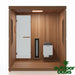 4-Person-Trinity-XL-Hybrid-Sauna-Backside-Open-View-of-Steam-Heater-and-Infrared-Elements