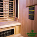 2-Person-Trinity-Hybrid-Sauna-Interior-Closeup-View-of-Infrared-Elements