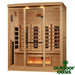 Golden Designs 4 Person Full-Spectrum Sauna Right Side View