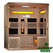 Golden Designs 6 Person Full-Spectrum Sauna Left Side View