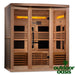 6 Person Full-Spectrum Sauna by Golden Designs Left Side View