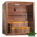 Golden-Designs-Kuusamo-6-Person-Sauna-Front-Left-Side-View-with-White-Background