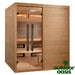 Golden Designs Toledo 6 Person Indoor Sauna Left Side View