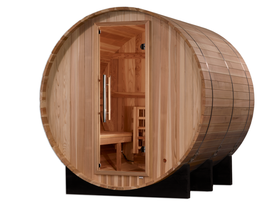 Golden Designs "Arosa" 4 Person Traditional Outdoor Barrel Sauna