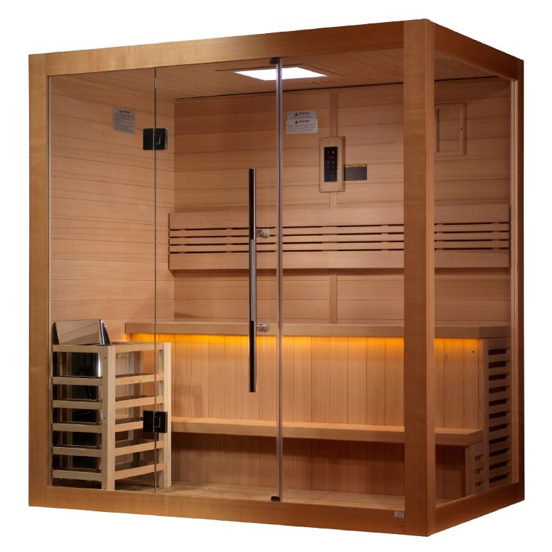 Golden Designs "Forssa" 3 Person Indoor Traditional Sauna