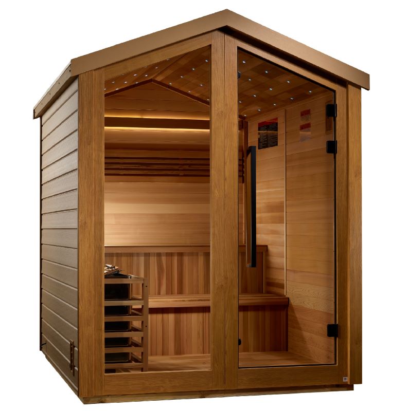 Golden Designs "Kaarina" 6 Person Traditional Outdoor Sauna
