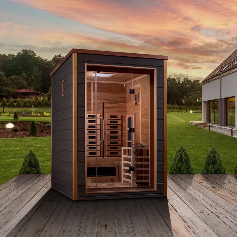 Golden Designs "Nora" 2 Person Hybrid Outdoor Sauna