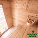 3-Person-Granby-Cabin-Sauna-Interior-View-of-Benches-and-Front-Door