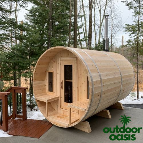 Tranquility-Barrel-Sauna-on-Backyard-Patio