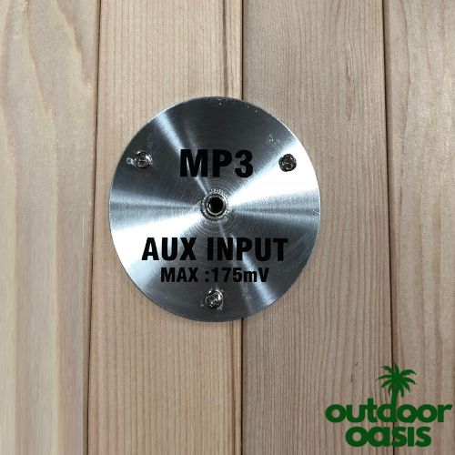 Maxxus Bellevue 3 Person Near-Zero Sauna Aux Plug