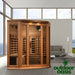 Maxxus 3 Person Corner Full-Spectrum Sauna Inside Living Room