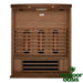 Maxxus 3 Person Full-Spectrum Indoor Sauna Front Side Open View