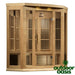 Maxxus Near-Zero 3 Person Corner Sauna Left Side View