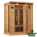 Near-Zero 3 Person Sauna by Maxxus Left Side View