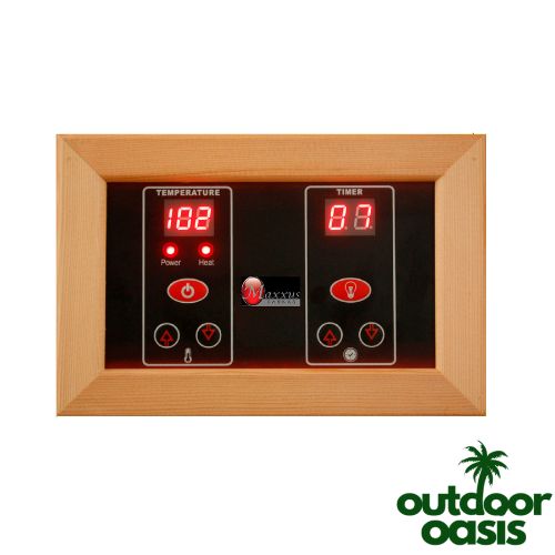 Maxxus Seattle Near-Zero 2 Person Infrared Sauna Control Panel