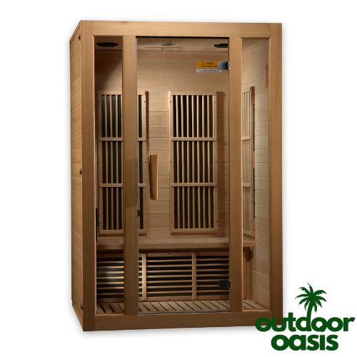 Maxxus Seattle Near-Zero Infrared Sauna Left Side View