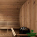 SaunaLife-CL7G-Traditional-Cube-Sauna-Interior-View-of-Steam-Heater-and-Benches