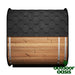 SaunaLife-CL7G-Cube-Sauna-Side-View-of-Asphalt-Roofing-Kit