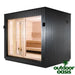 SaunaLife "G7S" Pre-Assembled Sauna Front Right Side View with White Background