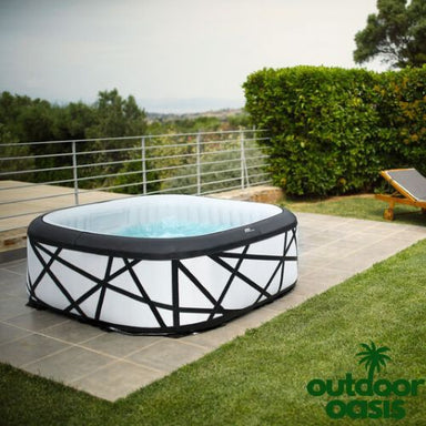 MSpa-Soho-Hot-Tub-P-SH063-in-Green-Backyard-on-Concrete