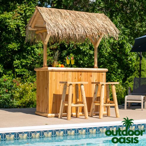 Dundalk Leisurecraft "Southern Fantasy" Outdoor Tiki Bar